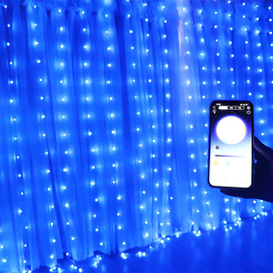 Led RGB Illusion da chuỗi Rèm đèn IP65 đánh giá giáng sinh trang trí đám cưới chiếu sáng Rèm chuỗi ánh sáng - Product Image 1