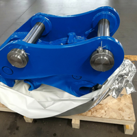 Attache rapide compacte pour mini-pelle Kubota K008 K018 – Changement rapide de godet pour travaux d'aménagement paysager, de creusement de tranchées et petits travaux