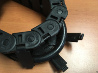 R28 18X18mm 1M Support de chaîne de traînée de câble flexible en plastique noir pour imprimante 3D et machines CNC