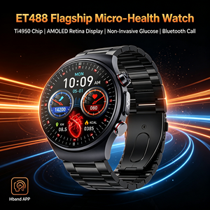 Hochwertige Smartwatch zur Gesundheitsüberwachung mit BMI-, Körperfett-, HRV- und Temperaturmessung für Wellness-Check zu Hause - Product Image 1