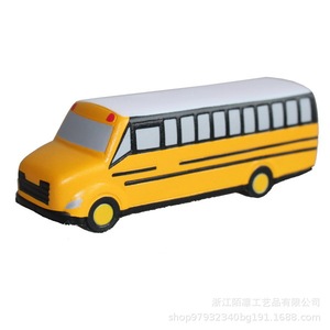 Pu <b>Foam</b> School <b>Bus</b> Fidget <b>Toy</b> 5 To 7 Years Unisex Cartoon Decorative Item - Product Image 4