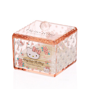 Dễ Thương Trong Suốt Màu Hồng Nhỏ Dresser Mỹ Phẩm Nhựa Bin Lưu Trữ Trang Điểm Hộp Với Nắp Khá Nhựa Trang Điểm Lưu Trữ Organizer - Product Image 3