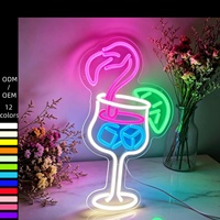 Enseigne néon personnalisée à LED, slogan personnalisé, décoration murale intérieure, intensité réglable, acrylique résistant à l'eau pour fête, mariage, événement