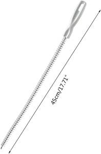Cepillo de limpieza especializado para desatascador de tuberías para la obstrucción del cabello en fregaderos de alcantarillado y otras herramientas de limpieza del cabello - Product Image 2