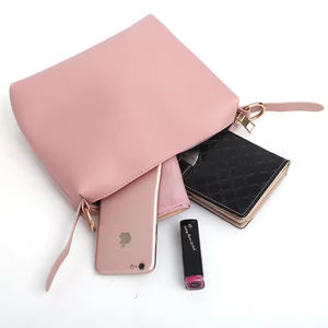 3 1 Fashion <b>Women's</b> <b>Handbags</b> Set Bow Decorated Sling Crossbody Tote Bags Zipper Genuine Snake Skin <b>Small</b> Capacity Elegant - Product Image 4