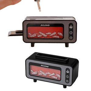 2024 New Promotion Fireplace Aroma Diffuser Air <b>Humidifier</b> USB Flame Aroma Diffuser with Logo - Product Image 3