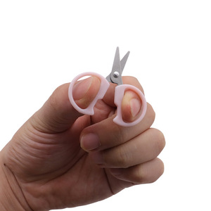 Mini Scissors Stainless Steel Pink Straight Tip For Home Use Tailor's Scissors - Product Image 2