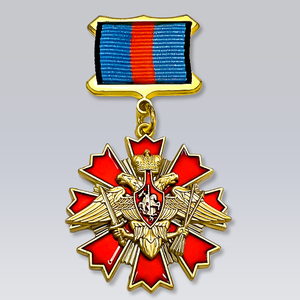 Groothandel op maat gemaakte borstbadge medaille metaal verguld gouden award metalen herdenkingsmedailles met fluwelen doos - Product Image 6