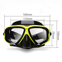 Masque de plongée Aloma avec lentilles de prescription, faible volume, en silicone, anti-buée, verre trempé, pour adultes, natation et plongée sous-marine