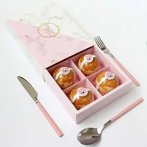 맞춤형 UV 금박 로고 차돌박이 누가 계란 파삭 파삭 한 포장 상자 맛있는 비스킷 상자 식품 포장 상자 내부