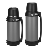 Bouteille d'eau isotherme en acier inoxydable à double paroi SS304 de grande capacité 2L 2000ml, thermos
