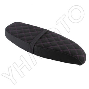 Asiento de Motocicleta para Simson S50 S51 S53, Piezas de Tuning, Asiento Trasero Plano con Cojín de Diamantes y Costuras Coloridas - Product Image 3