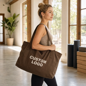 <b>Large</b> Capacity Canvas Tote <b>Bag</b> Commute <b>Work</b> <b>Bag</b> Reusable Shopping Handbag Women Everyday Carryall Durable Sturdy - Product Image 2