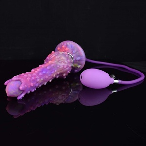 Alien Ovipositor <b>Dildo</b> Toy with Insertable Sex Toy Eggs 5 Silicone Egg Spawning <b>Dildo</b> Glow in the Dark Adult Sex Toy for Women - Product Image 4