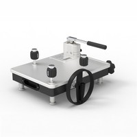 60bar HSIN616 Vacuum Pressure Calibration Pump Bench-top Manual Air Pneumatic Pressure Gauge Comparator Calibrator Instrument