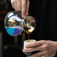 Verre à café Bionic Leaf, verre borosilicate résistant à la chaleur, pour la préparation professionnelle du café