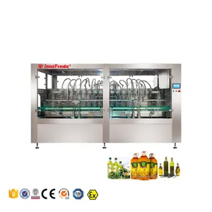 Factory edible oil cooking oil vegetable filling machine Bottled Oil Filling Line price machine filling