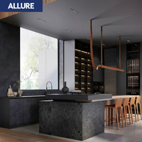 Allure Wholesale - Fabricants de meubles de cuisine en acrylique imperméable pour l'aménagement intérieur, armoires de cuisine de luxe intelligentes laquées