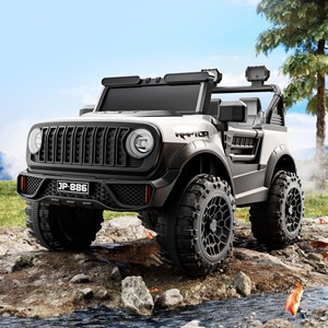   Voiture Électrique pour Enfants Musicale 12V 7Ah Batterie 4x4 Peinte avec Siège en Cuir et Roues en EVA Modèle M12 - Product Image 5