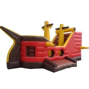 Горячая Распродажа пиратский корабль игровая площадка надувной прыгающий замок отскакивающий домик