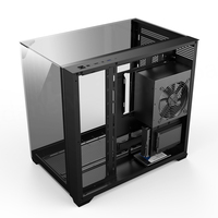 BAJEAL OEM ODM New Design PC Gamer Steel Full Tower 3-Sided Tempered Glass Computer Case Supports ATX/Micro ATX/ITX Motherboards