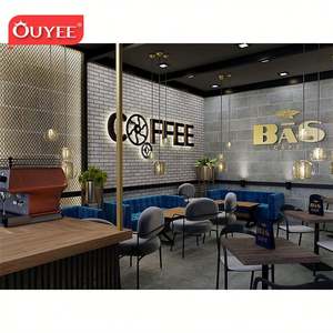 Meubles de café commercial Restaurant Coffee Shop Comptoir Design Coffee Shop Décoration - Product Image 2