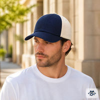 Casquette de baseball en coton bicolore OEM, six panneaux, calotte souple, réglable, unisexe, pour les acheteurs en gros en Amérique du Nord