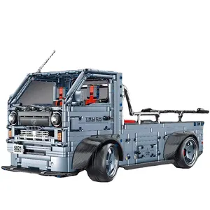 Taigaole Tgl T5021 jouets de voiture en briques de dessin animé pour enfants, bloc d'assemblage créatif, grande Machine, blocs de camion, ensemble de jouets pour enfants