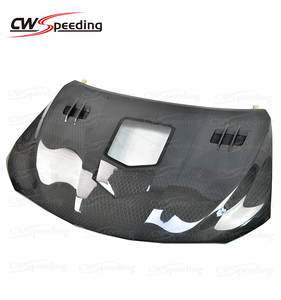 CWS-B STYLE HONEYCOMB CARBON FIBER <strong>ENGINE</strong> HOOD BONNET for 2018-2021 TOYOTA CAMRY XSE BODY KIT - Product Image 2