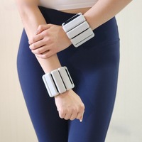 Poids de cheville réglables en silicone de qualité supérieure pour Pilates, yoga, marche, entraînement physique – Ensemble de poids pour poignets et chevilles