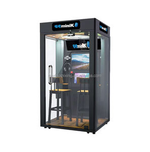 Modularer Mini-KTV-Raum Tragbarer Schallschutz kabine aus Metall plastik für Musik aufnahmen Meeting Studio Englisch WiFi-fähig für den Innenbereich - Product Image 3