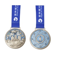 Médaille de sport vierge de haute qualité pour marathon, course à pied, sublimation, cyclisme, fabrication métallique