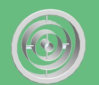 Diffuseur de jet multi-anneaux réglable en alliage d'aluminium de style design industriel, buse de jet montée au plafond pour système HVAC, utilisation hospitalière