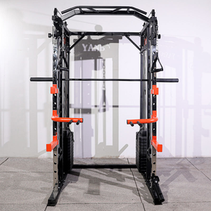 Station multifonctionnelle Nouveau style Équipement de gymnastique commerciale Smith Machine Frame Squat <span class=keywords><strong>Trainer</strong></span> - Product Image 4