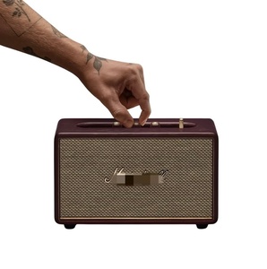 Altavoz Portátil Retro con 20H de Batería, Salida de 5-10W, Alimentación USB, Base con Agarre de Goma, Diseño de Rejilla, Ideal para Jardín, Picnic, Viajes, Pequeño - Product Image 4