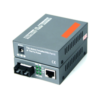 Convertisseur de média optique HTB-GS-03 AB 10/100/1000M monomode avec port SC, transceiver Ethernet 1,25 Gbit/s, 3 km, RJ45, fibre optique