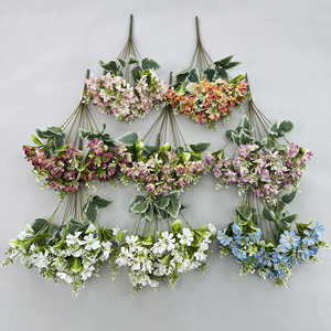 <span class=keywords><strong>Violeta</strong></span> Artificial de Alta Calidad en Oferta, 13 Ramas, 39 Cabezas, para Decoración de Fiestas y Bodas - Product Image 2