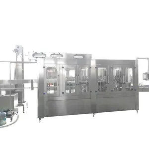 Turnkey Project Een Tot Z Automatische 9000bph CGF24-24-8 Petfles Mineraalwater Vulmachine