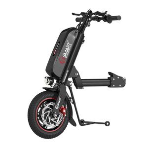 Silla de ruedas eléctrica ligera acoplable 12.8Ah Handcycle 500W para deporte/silla de ruedas plegable - Product Image 6