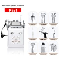 Appareil de gestion de la peau Black Pearl, nettoyage du visage, injection d'oxygène à bulles d'hydrogène-oxygène, équipement de salon de beauté