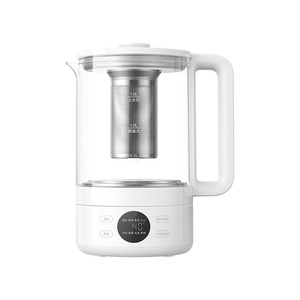 Hervidor de agua multifuncional Xiaojia de 1.5L con tapa, tetera para oficina y hogar, hervidor eléctrico de vidrio resistente al calor - Product Image 3