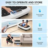 Máquina de Ejercicio Corporal Silenciosa de Múltiples Velocidades para el Hogar, Pantalla LCD, Plataforma Vibratoria de Cuerpo Completo Personalizada OEM