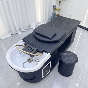 Cama de Masaje para Lavado de Cabello con Vapor <span class=keywords><strong>y</strong></span> Terapia de Agua para <span class=keywords><strong>Spa</strong></span> Capilar, Lavacabezas para Salón de Belleza <span class=keywords><strong>y</strong></span> Silla de Champú - Product Image 5