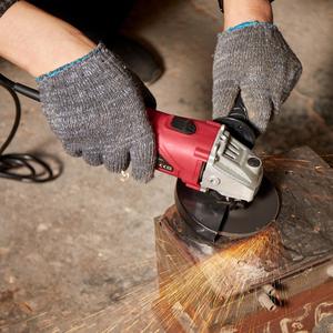 Amoladora angular eléctrica Uptop de 115 mm con motor de escobillas y mango lateral para corte y pulido de metal - Product Image 4