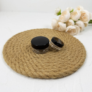 Frascos de plástico pequeños con tapas Envases de cosméticos de maquillaje para cremas - Product Image 1