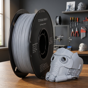 TINMORRY 1.75mm PLA CF Filament for 3D Printers Direct Factory Manufacture <b>Plastic</b> <b>Rods</b> for Infinite 3D Impresora/Light Grey - Product Image 2