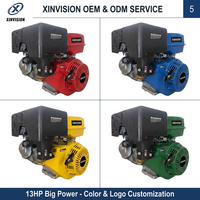 Moteur à essence 188F-R 13HP 389cc à forte force de traction avec réducteur 2:1 pour convoyeur et motoculteur