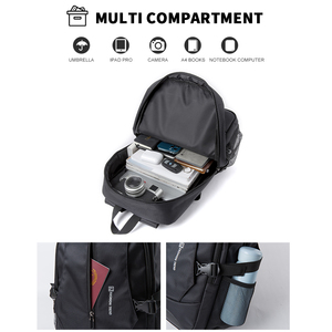 Borse dello zaino degli uomini del pacchetto della borsa del computer di logo su ordinazione dello zaino del computer portatile di viaggio leggero all'ingrosso di modo - Product Image 5