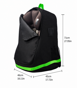 Sac de voyage durable pour siège auto, rembourré, pour le transport en cabine, housse de rangement universelle, sac de siège rehausseur de sécurité pour bébé, logo personnalisé - Product Image 5