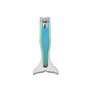 Stainless Steel Mermaid Nail Clippers 78mm Curved Blade For Finger Nail Trimming And Art <b>Tools</b> - Product Image 2